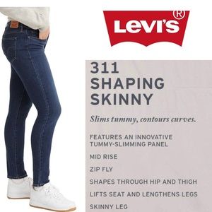 *NEW* Levi's 311 Stretch Shaping Skinny Jeans